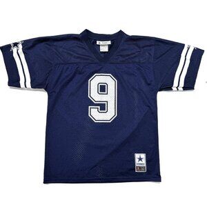 Dallas Cowboys Authentic Tony Romo‎ #9 Jersey Youth Large Blue